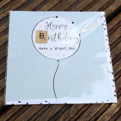 Scrabble Birthday Card