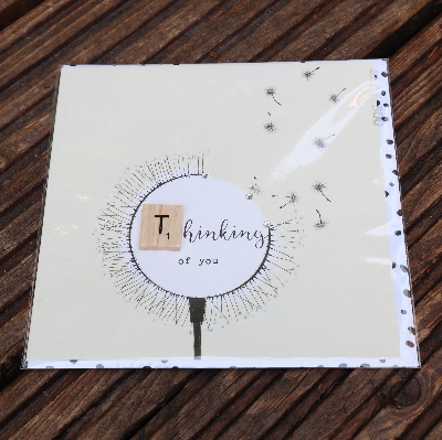 Thinking of You Scrabble Card