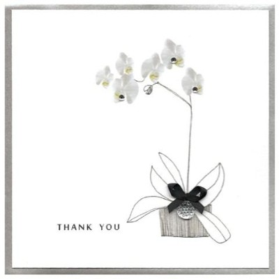 Thank You Card (Orchid)