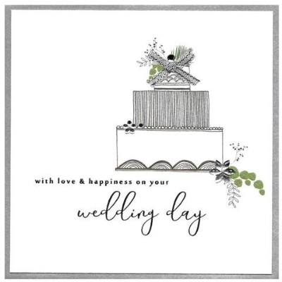Wedding Day Card   love and happiness