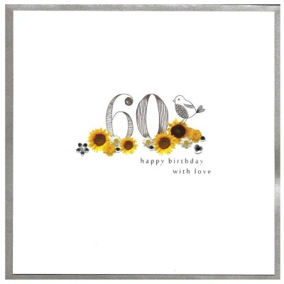 60th Birthday card