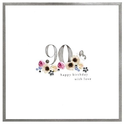 90th Birthday card