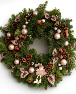Acorn Blush Wreath