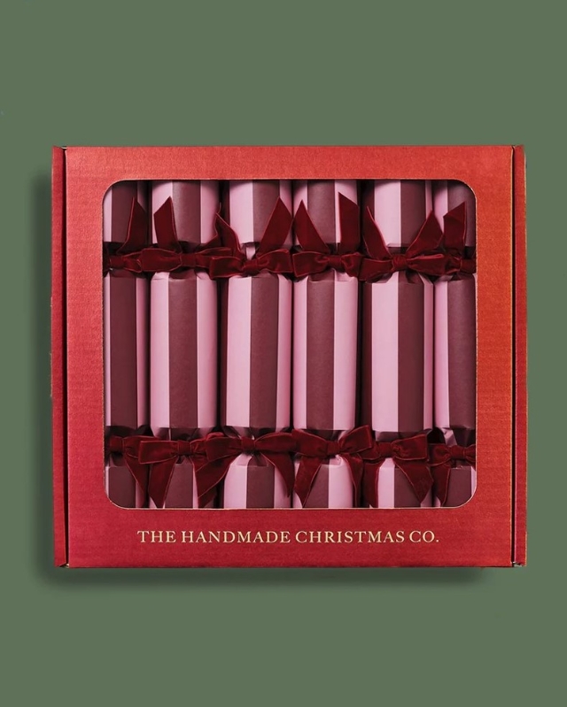 Handmade Christmas Crackers   Crimson Blush