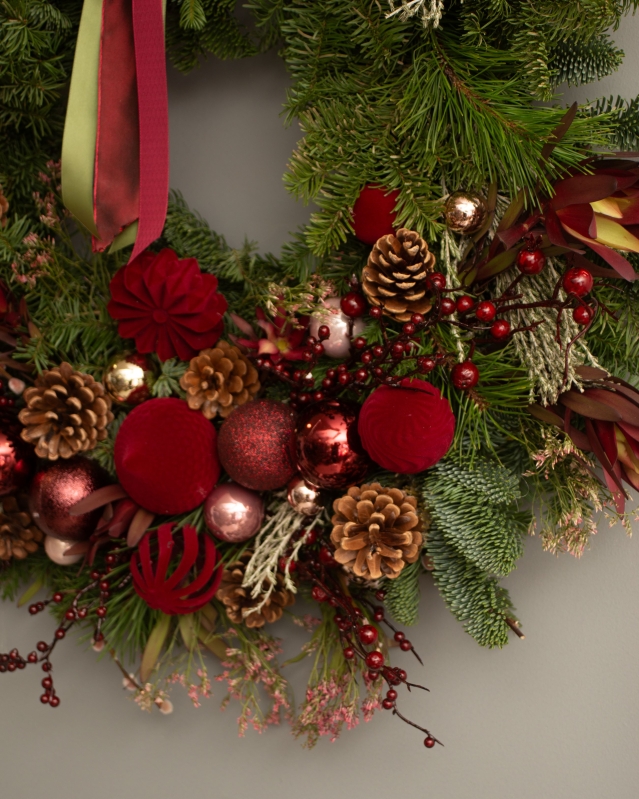 Cranberry Luxe Wreath