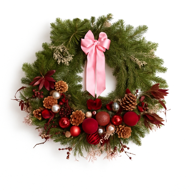 Cranberry Luxe Wreath