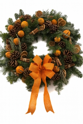 Orange Grove Wreath