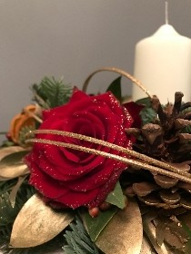 Christmas Candle Arrangement