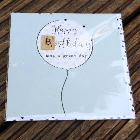 Scrabble Birthday Card