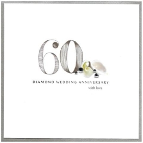 Anniversary Card 60th (Diamond)