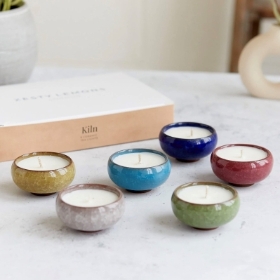 Kiln Ceramic Tea Lights Gift Box