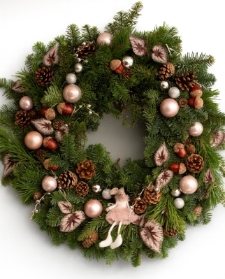 Acorn Blush Wreath