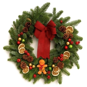 Gingerbread Zing Wreath