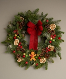 Gingerbread Zing Wreath