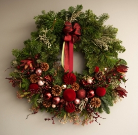 Cranberry Luxe Wreath