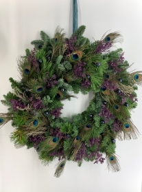 Peacock Pride Wreath