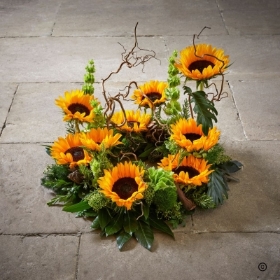 Sunflowers Farewell Wreath