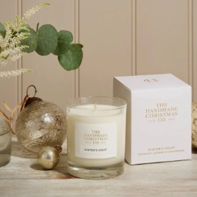 Winter's Night Candle in Glass